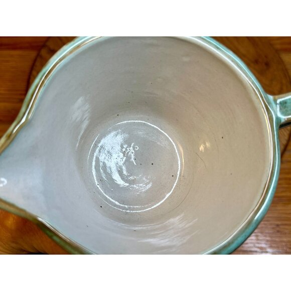 Hand Painted Louisville Stoneware Co Vintage Ceramic Creamer Grape Motif Harvest - Picture 10 of 10